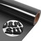 Black Puff HTV Transfer Vinyl for T-Shirts (Fluorescein Puff HTV) 12" x 5ft